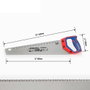 Workpro - Serrucho Universal 350 mm (14"), 7 TPI, Hoja Acero SK5, con Marcas para 90° y 45°, Mango Ergonómico, Corte Rápido Madera, Bambú y PVC
