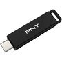 PNY Memoria USB Tipo C 256 GB Elite USB 3.2 Gen 1 Negro P-FDI256ELTXC-GE