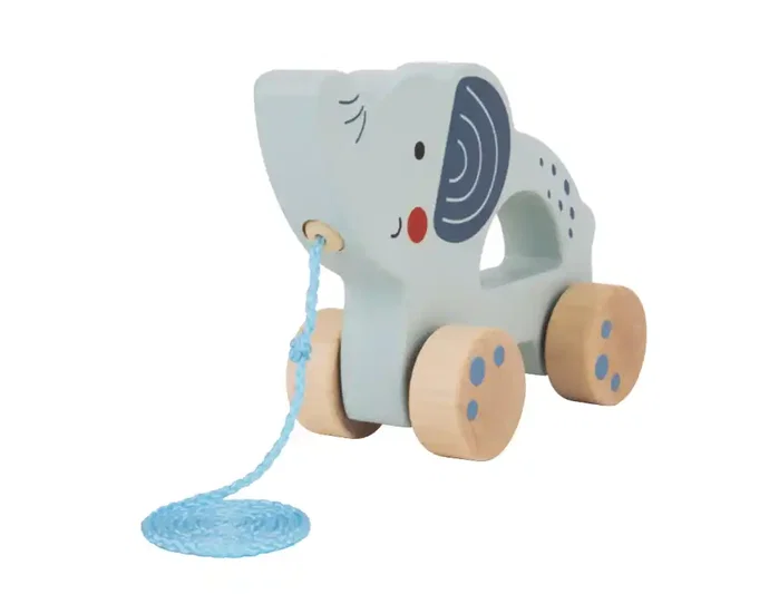 Imaginovo Elefante para Arrastrar con Ruedas de Madera