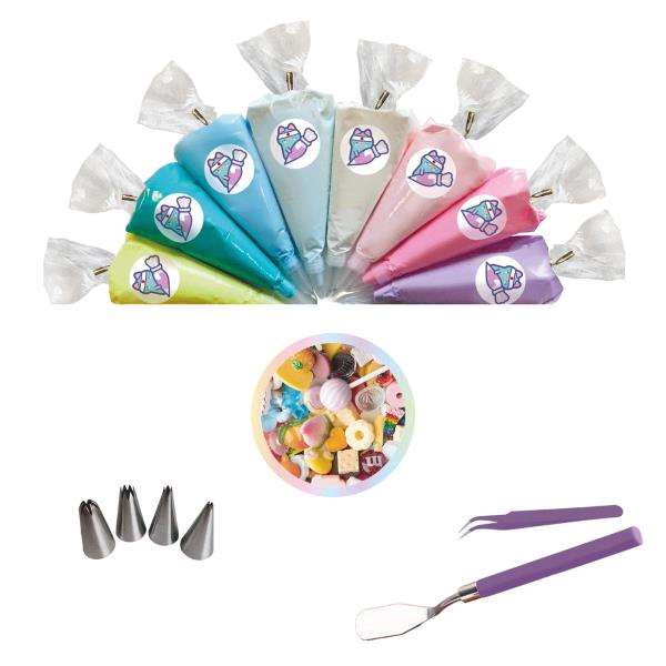 Nice Raibow Mega Set Decoden con Accesorios para Personalizar Carcasas, Agendas, Diarios, Zapatos