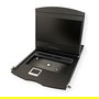 VALUE Monitor TFT 19" (48 cm) 1366 x 768 con Conmutador KVM de 8 Puertos, USB, VGA, Montaje en Rack, Negro