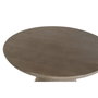 DKD Home Decor Mesita Auxiliar de Metal y Madera en Natural y Dorado