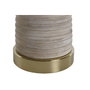 DKD Home Decor Mesita Auxiliar de Metal y Madera en Natural y Dorado