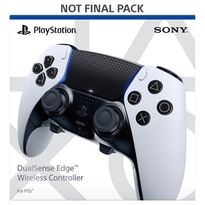 SONY PlayStation 5 DualSense Edge Gamepad Inalámbrico Bluetooth, Controlador Inalámbrico con Botones Programables, Retroalimentación de Fuerza, Blanco, Referencia DualSense Edge