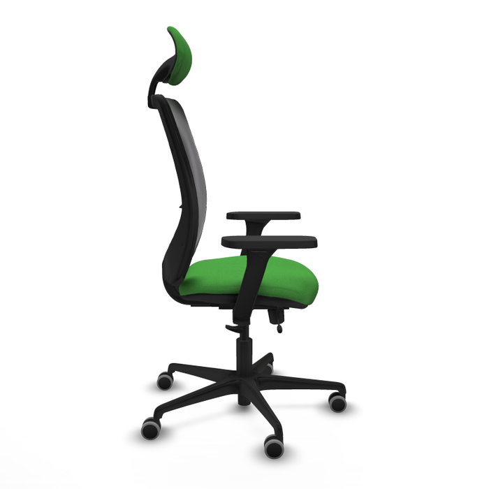 PIQUERAS Y CRESPO Silla de oficina Zulema con mecanismo Sincro/Traslack, Verde y Negro PIQUERAS Y CRESPO Silla de oficina Zulema con mecanismo Sincro/Traslack, Verde y Negro