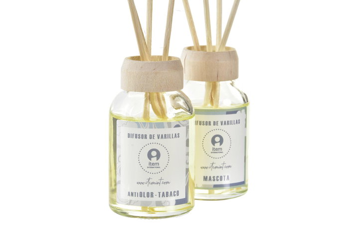 DKD Home Decor Ambientador Mikado Cristal 30 ml con Varillas DKD Home Decor Ambientador Mikado Cristal 30 ml con Varillas