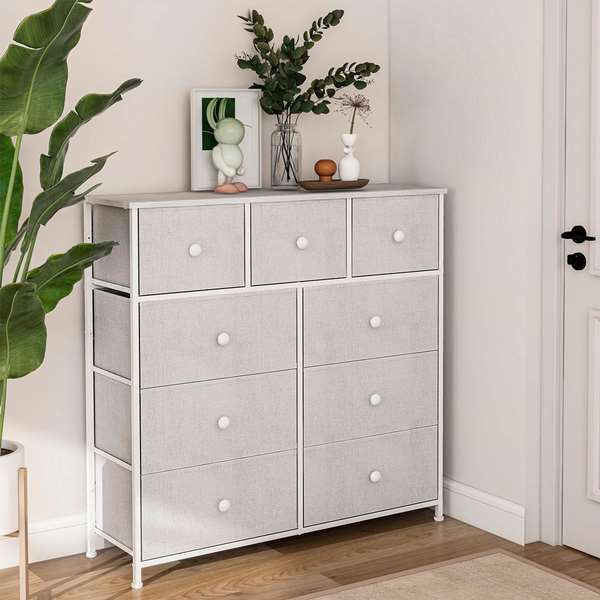 Color Baby Max Home Cómoda 9 Cajones 100X30X100 Cm - Blanco Color Baby Max Home Cómoda 9 Cajones 100X30X100 Cm - Blanco