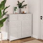 Color Baby Max Home Cómoda 9 Cajones 100X30X100 Cm - Blanco