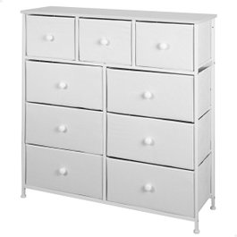 Color Baby Max Home Cómoda de 9 Cajones - Blanco