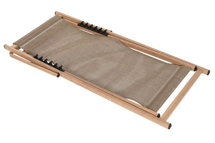 DKD Home Decor Hamaca Terraza Y Jardin Woodcol Natural Aluminio Ratan Sintetico 111.5 x 102 x 61 cm (2 Unidades)
