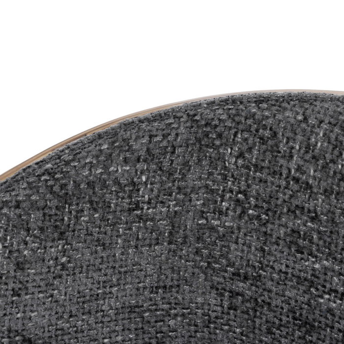 Silla Ruedas Gris-Natural Tejido-Madera 59 X 64 X 88 cm