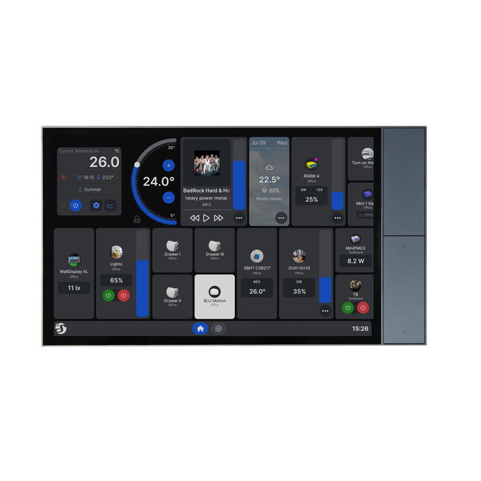 Shelly Wall Display XL 10.1 Pulgadas WiFi/BLU Gris