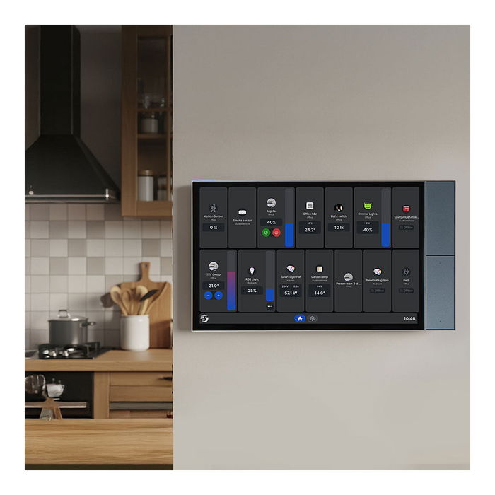 Shelly Wall Display XL Plata Pantalla de 10.1" Android 1.8 GHz 2 GB RAM 32 GB Almacenamiento Gris Claro