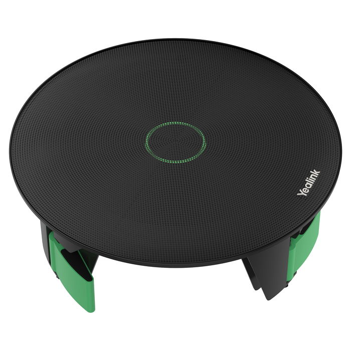 Yealink CM20 Micrófono de Techo Omnidireccional con 16 Matrices, Gris, Sensibilidad 94 dB, Frecuencia 120-16000 Hz, PoE, Interfaz RJ-45, Material ABS/Policarbonato