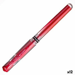 Uni-Ball Rollerball Signo Broad UM-153 1.0mm Rojo Metálico (Set de 12)
