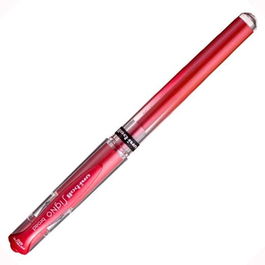 Uni-Ball Rollerball Signo Broad UM-153 Bolígrafo Gel 1.0 mm Tinta Metálica Rojo (Pack 12) (Set de 12)
