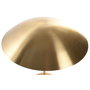 DKD Home Decor Lámpara de Sobremesa en Latón Patinado Dorado