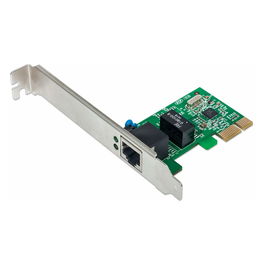 Intellinet Tarjeta de Red Gigabit PCI Express - Tarjeta Interna Ethernet RJ45 10/100/1000 Mbps, Full Duplex, para PC, Compatible con Windows, Incluye Manual