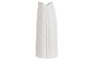 DKD Home Decor Jarrón de Gres Blanco con Diseño de Hoja