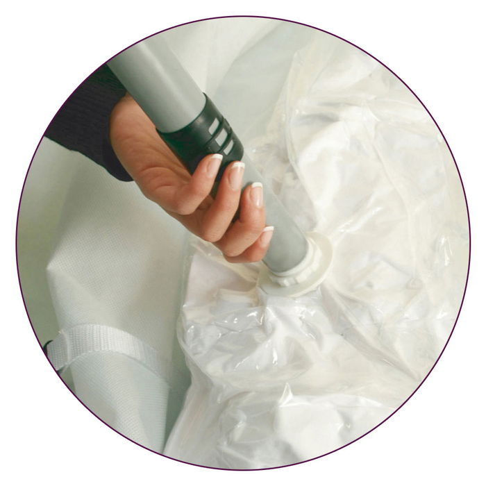 Je cherche une Idee Caja Organizadora con Bolsa Aspirable 190 L 105x45x15 cm