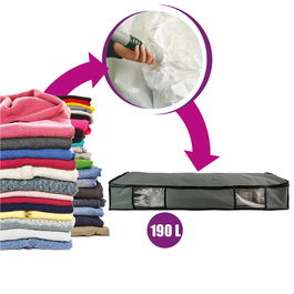 Je cherche une Idee Caja Organizadora con Bolsa Aspirable 190 L 105x45x15 cm