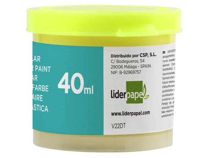 Liderpapel Témpera escolar amarillo limon 40 ml (Pack de 5) lifed-sku-b15av72g26 Liderpapel Témpera escolar amarillo limon 40 ml (Pack de 5) lifed-sku-b15av72g26