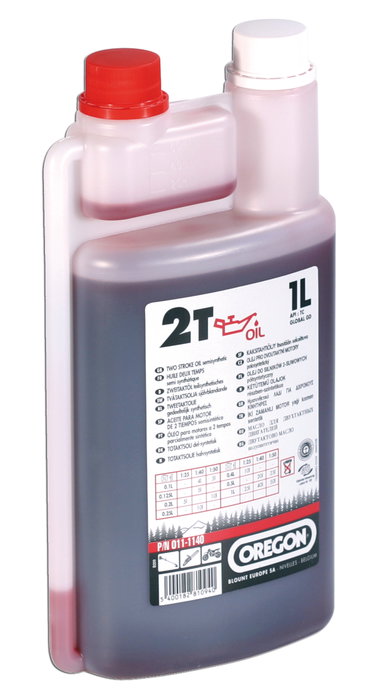 OREGON Aceite para motores de dos tiempos semisintético dosificador 1 L.