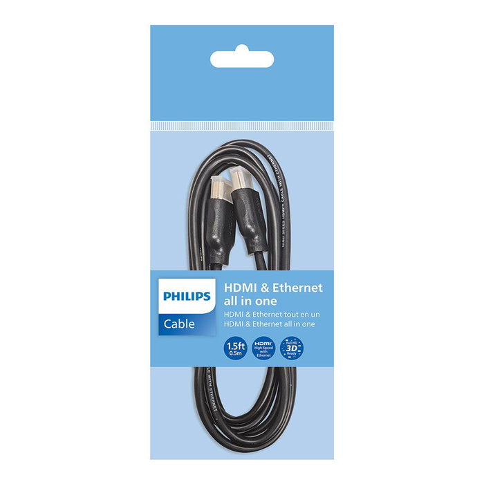 Philips Cable HDMI 2.0 4K SWV5401P/10 Negro 1,5m