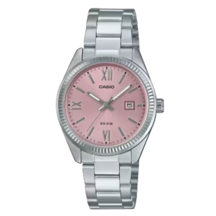 Reloj Mujer Casio LADY DATE - PINK Plateado (Ø 30 mm) Reloj Mujer Casio LADY DATE - PINK Plateado (Ø 30 mm)