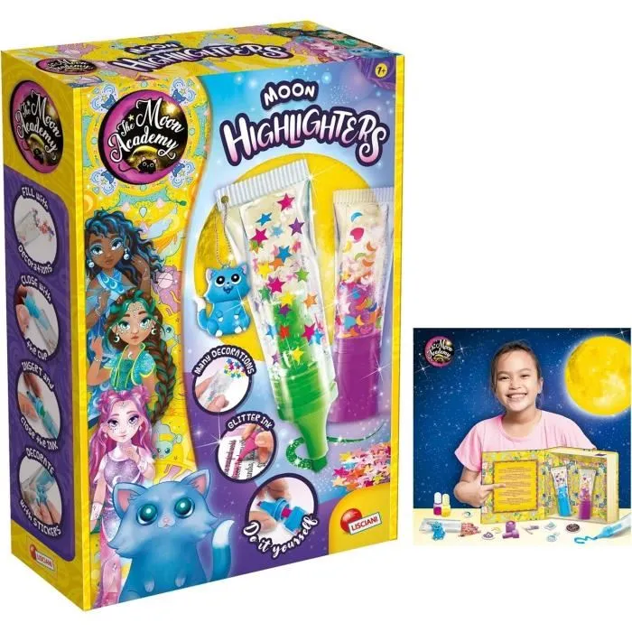 Lisciani Giochi Resaltadores - Kit de manualidades THE MOON ACADEMY - Componentes para resaltadores, accesorios incluidos LIS8008324111480 Lisciani Giochi Resaltadores - Kit de manualidades THE MOON ACADEMY - Componentes para resaltadores, accesorios incluidos LIS8008324111480