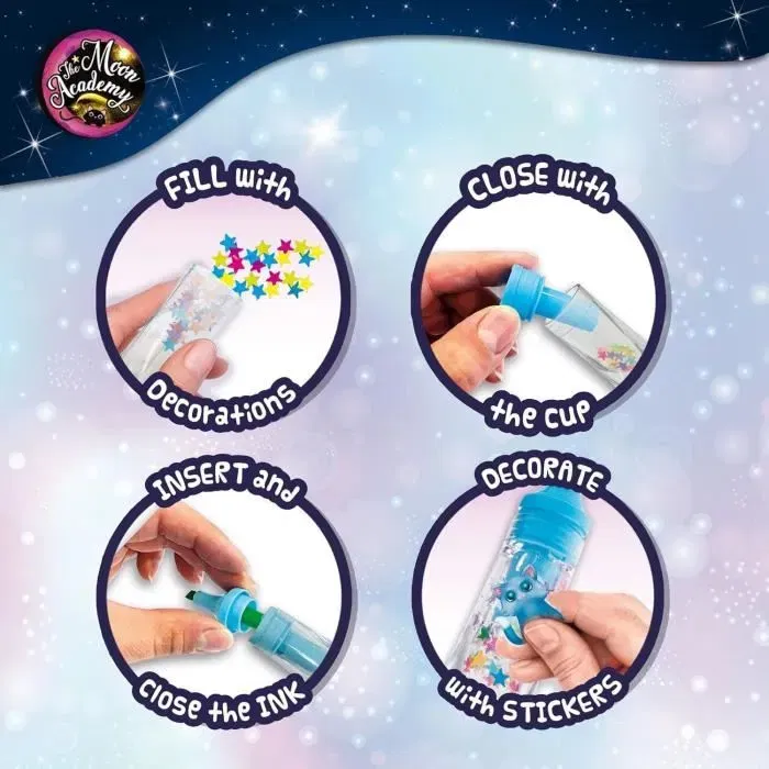 Lisciani Giochi Resaltadores - Kit de manualidades THE MOON ACADEMY - Componentes para resaltadores, accesorios incluidos LIS8008324111480 Lisciani Giochi Resaltadores - Kit de manualidades THE MOON ACADEMY - Componentes para resaltadores, accesorios incluidos LIS8008324111480