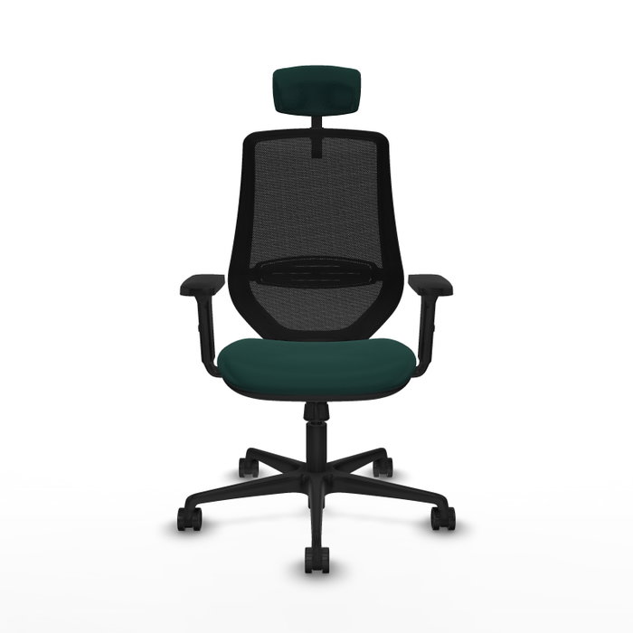 PIQUERAS Y CRESPO Silla de oficina Mardos con mecanismo Sincro, Verde botella y Negro PIQUERAS Y CRESPO Silla de oficina Mardos con mecanismo Sincro, Verde botella y Negro