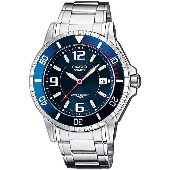 Casio Reloj Analógico Casio Collection Men MTD-1053D-2AVES Plata y Azul