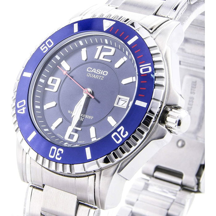 Casio Reloj Analógico Casio Collection Men MTD-1053D-2AVES Plata y Azul