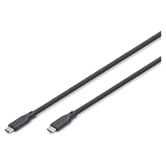 Digitus Cable USB 4.0 Tipo C a Tipo C de Silicona 1,5 m Negro Digitus Cable USB 4.0 Tipo C a Tipo C de Silicona 1,5 m Negro