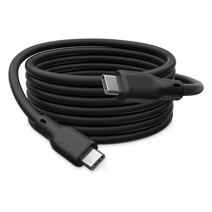 Digitus Cable USB 4.0 Tipo C a Tipo C de Silicona 1,5m Negro