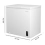 Cecotec Bolero CoolMarket Chest 198P White E Congelador Horizontal 198L