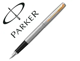 Parker Jotter Pluma Estilográfica Acero GT Plumín F