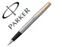 Parker Jotter Pluma Estilográfica Acero GT Plumín F