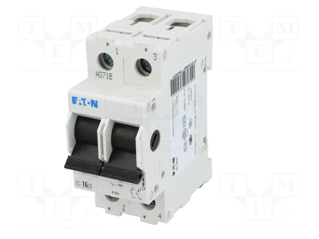 EATON ELECTRIC IS-16/2 Interruptor de aislamiento 2 polos 16A 240VAC