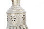 DKD Home Decor Lámpara Techo Casablanca Arabe Blanco Dorado Metal 40 x 55 x 40 cm