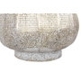 DKD Home Decor Lámpara de Techo Metal Casablanca Blanco y Dorado 40x40x55 cm