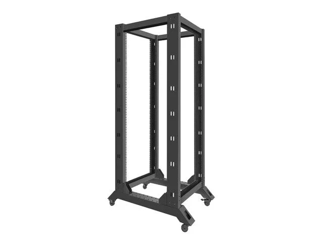 Lanberg OR01-6832-B Rack de marco abierto 19'' 32U 600x800 mm Negro
