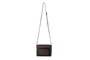 Vince Camuto Bolso Cruzado Matera Monogrammed Marrón Piel de Polivinilo