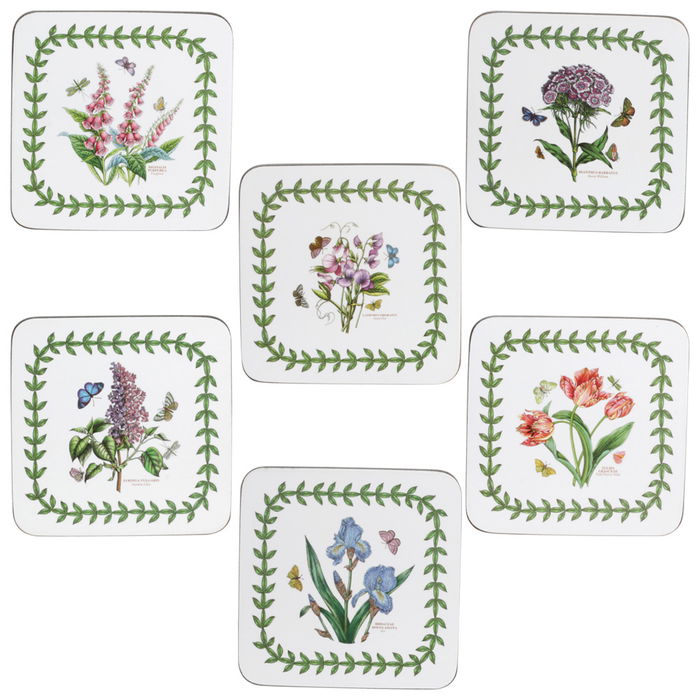 Portmeirion Botanic Garden Set 6 Posavasos 10.5x10.5 cm