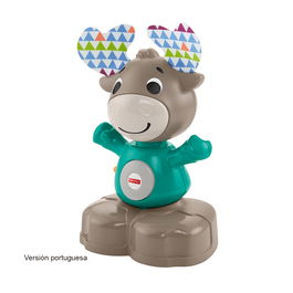Mattel Fisher Price Alce Musical Linkimals GRB27POR Educativo con Luces y Sonidos para Bebés +9 Meses