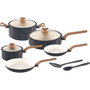 GreenPan Essence Juego de Cocina de 5 Piezas Gris