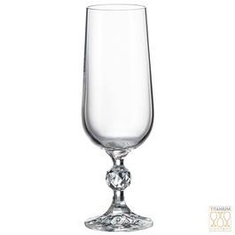 Crystalite Bohemia Copa Cava Sterna 180 Ml (6 Unidades) Cristal de Titanio Resistente y Brillante