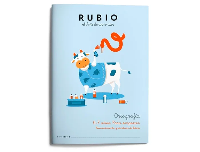 RUBIO Cuaderno Ortografía Nº 1 A4 para Empezar (6-7 años) Set de 5