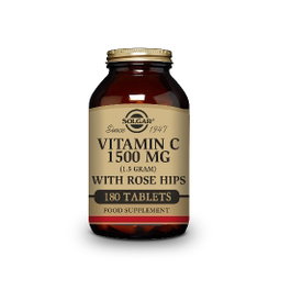 SOLGAR Rose Hips C 1500 mg 180 Comprimidos